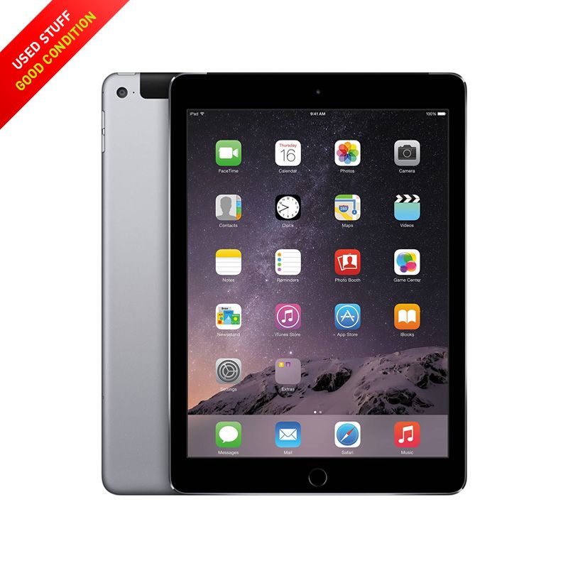 USED Apple iPad Air 2 iPad 6 WLAN 64GB 9.7-Inches - Black, Silver