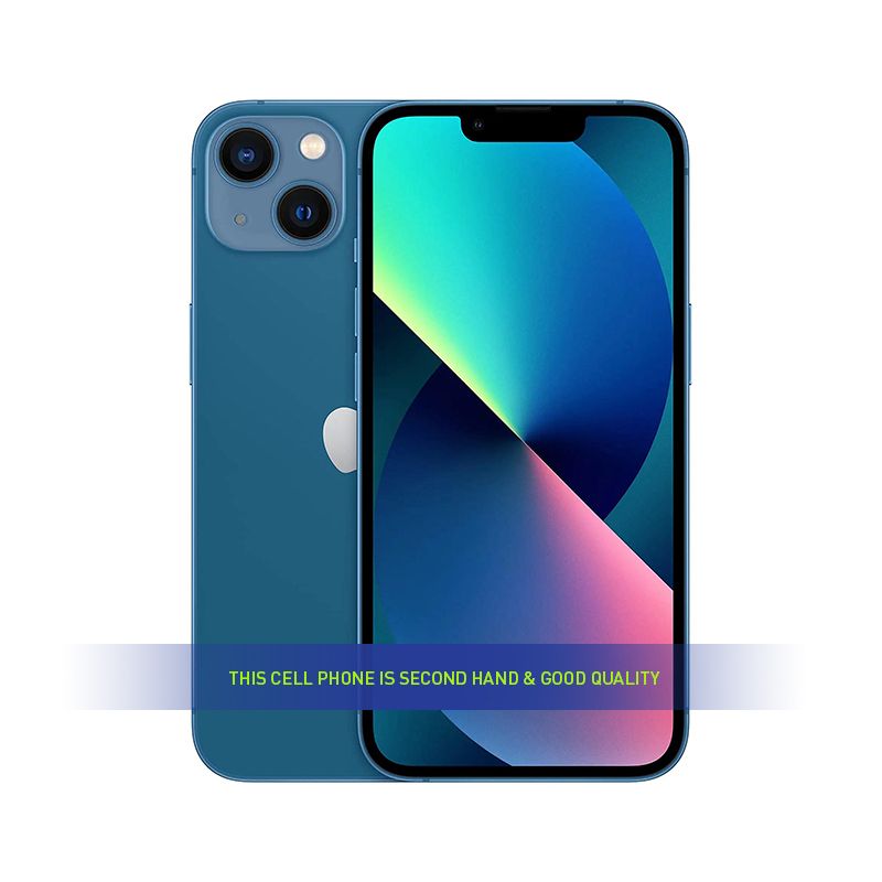 USED Apple iPhone 13 6.1-Inches Fully Factory Unlocked, International Global Carrier Network