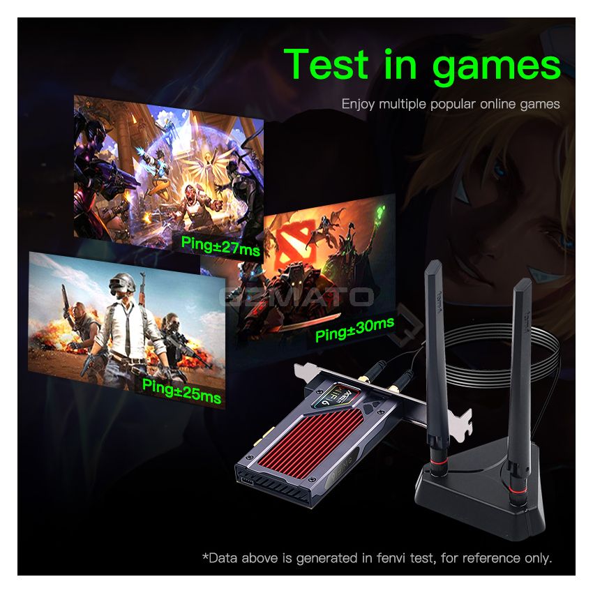 Intel PCIe Dual Band Adapter AX200 Wi-Fi 6 Bluetooth 5.1 Network WiFi Card 802.11ax/ac 2.4G 5G RGB Desktop PC