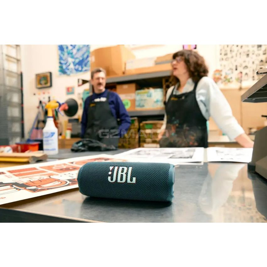 JBL - Flip 7 Portable Waterproof Wireless Speaker - White