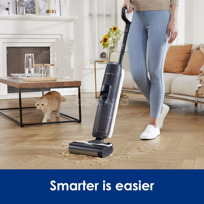 TINECO Wireless Intelligent Floor Scrubber FLOOR ONE 2.0 (LED - FW100400CN 220W) Household Vacuum Cleaner Mopping Integrated Cleaning - 2021