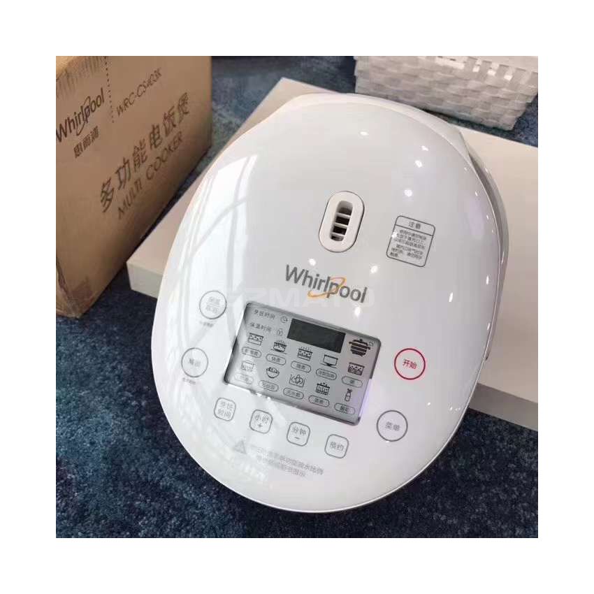 Whirlpool Smart Rice Cooker 4L WRC-CS403K 860W 220V Touch Panel with ceramic liner
