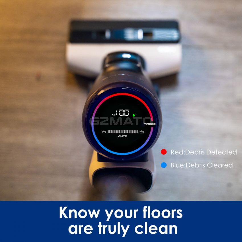 TINECO Wireless Intelligent Floor Scrubber FLOOR ONE 2.0 (LED - FW100400CN 220W) Household Vacuum Cleaner Mopping Integrated Cleaning - 2021
