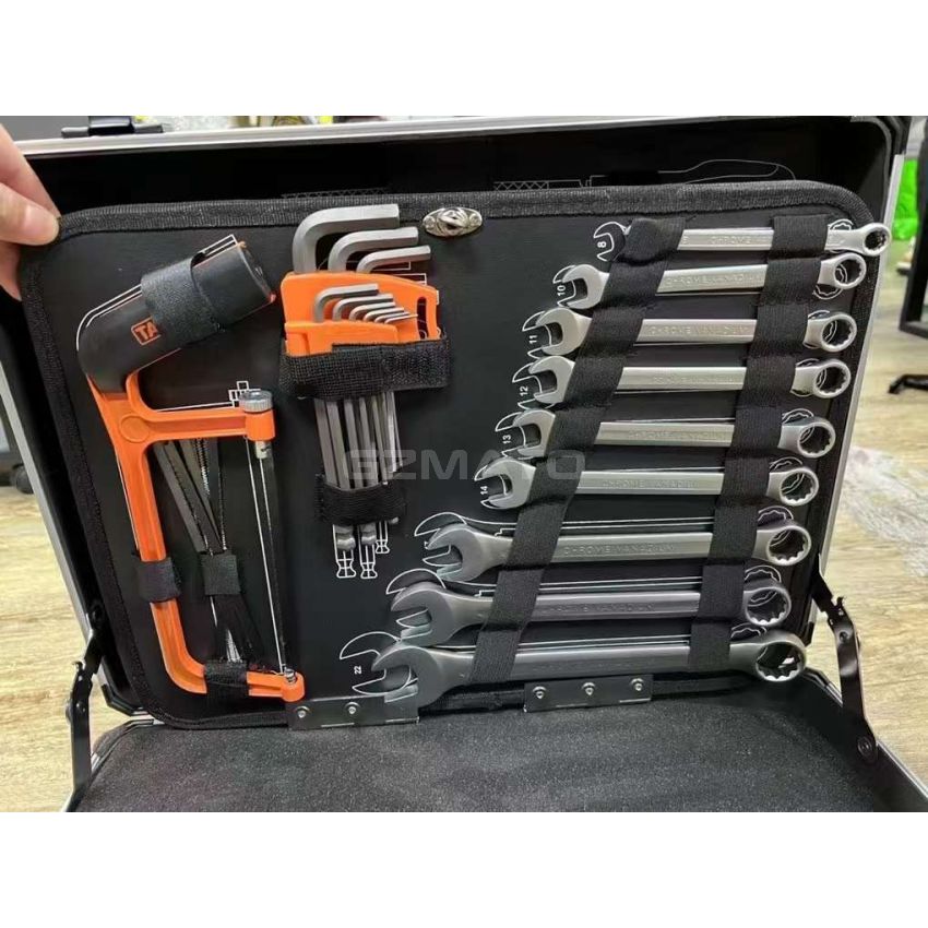 TACKLIFE HHK4B 136pcs Tool Set Hand Tools for Daily Use Househould Tool Kits for Maintenance Work Repair