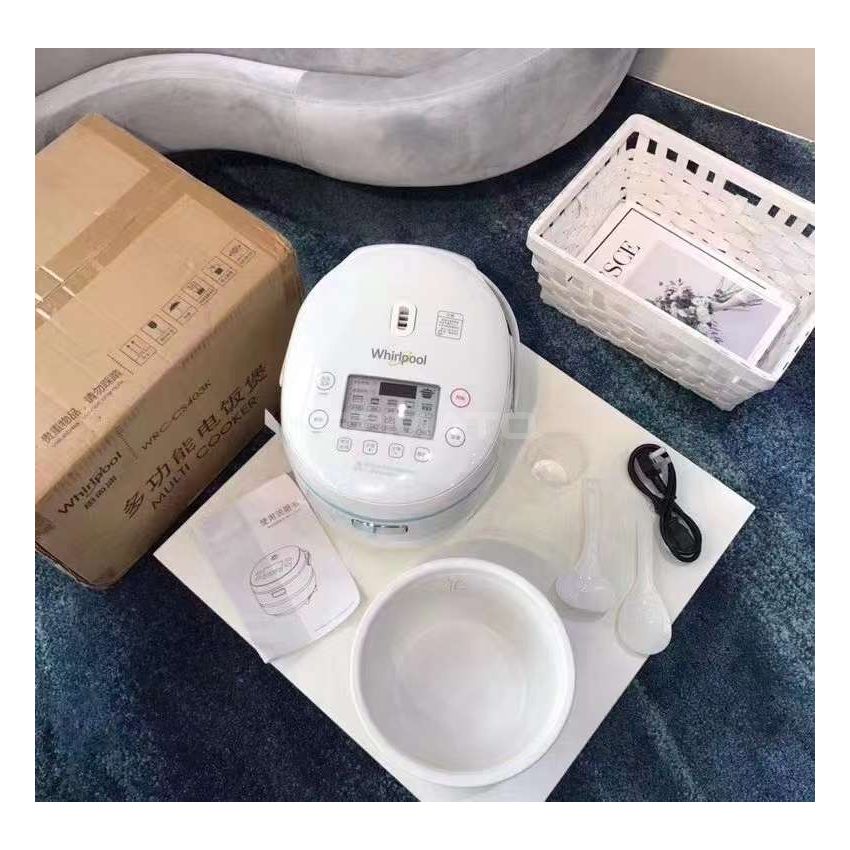 Whirlpool Smart Rice Cooker 4L WRC-CS403K 860W 220V Touch Panel with ceramic liner