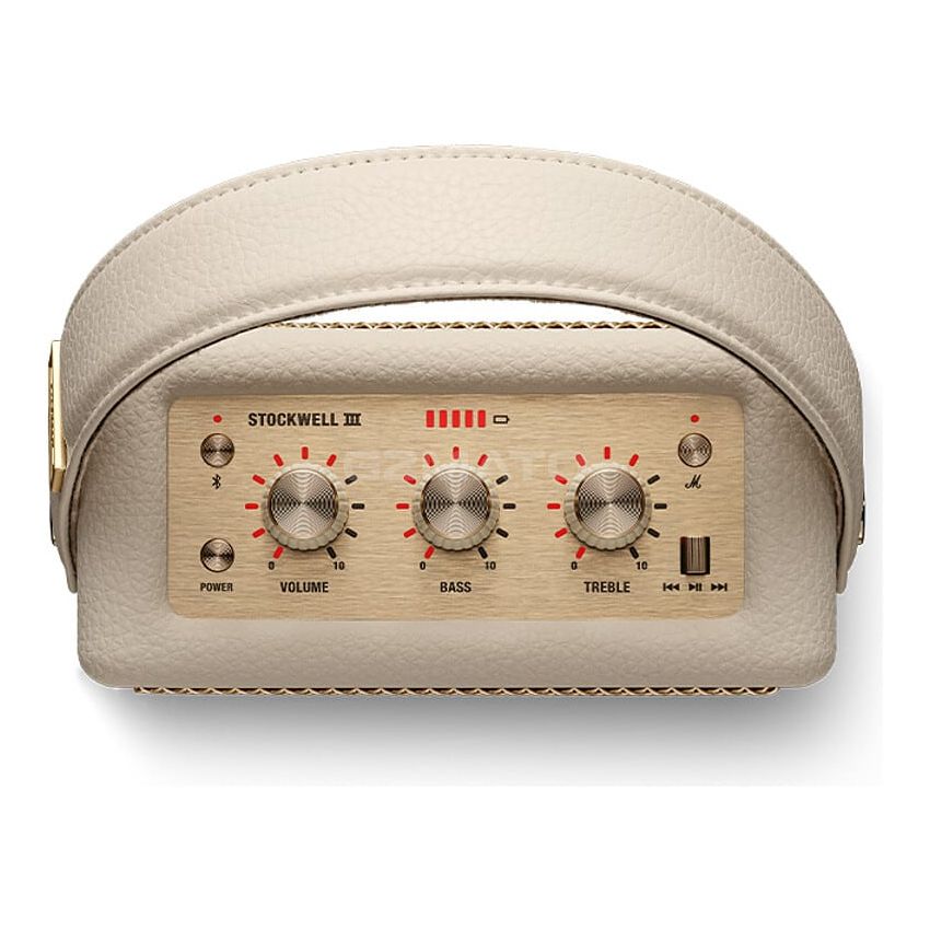 Marshall Stockwell III Portable Bluetooth Speaker - Cream