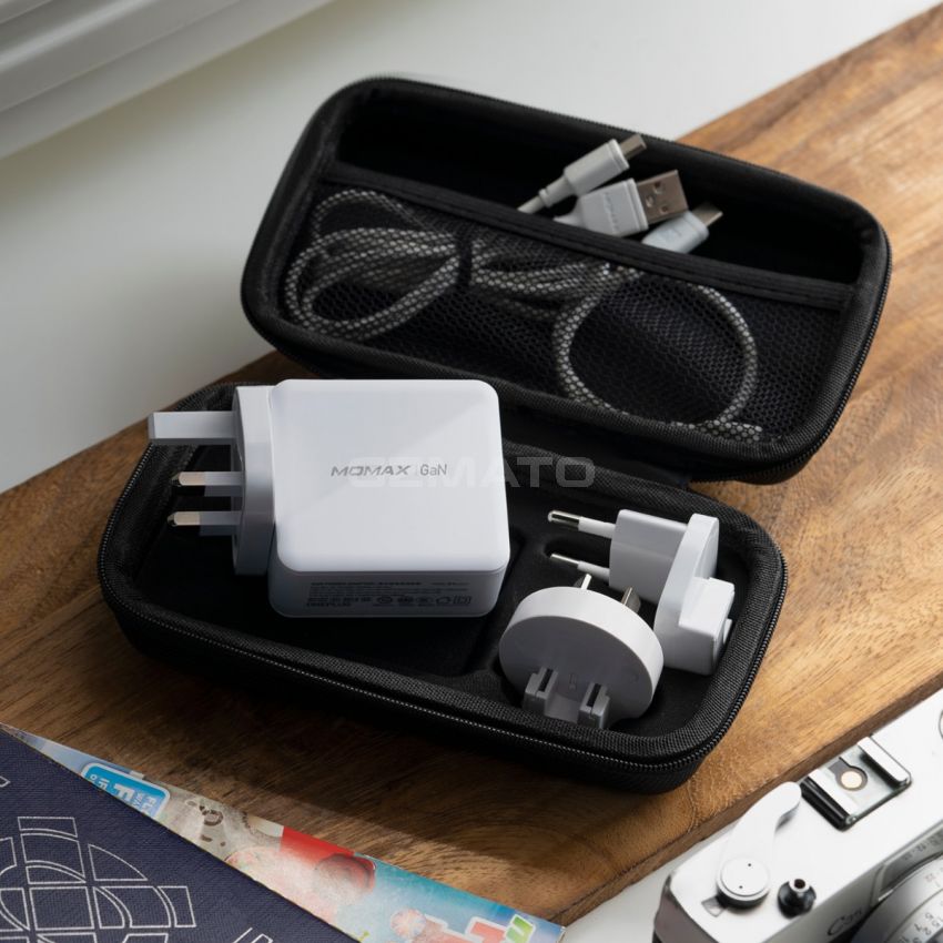 MOMAX ONE Plug 65W 3-Port GaN Charger