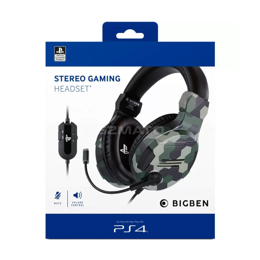 Stereo Gaming Haeadset - PlayStation White, Blue, Black, Camouflage color