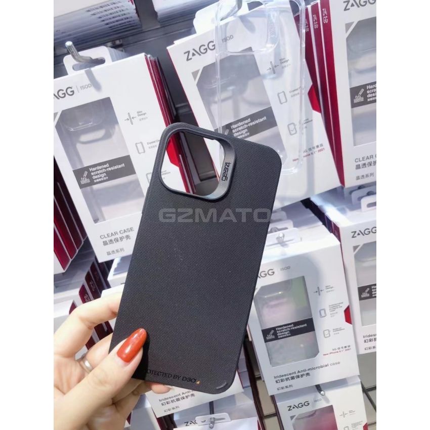 ZAGG ISOD Crystal Palace Clear Case with Advanced Impact Protection, Slim, Tough Design for Apple iPhone 13 – Clear