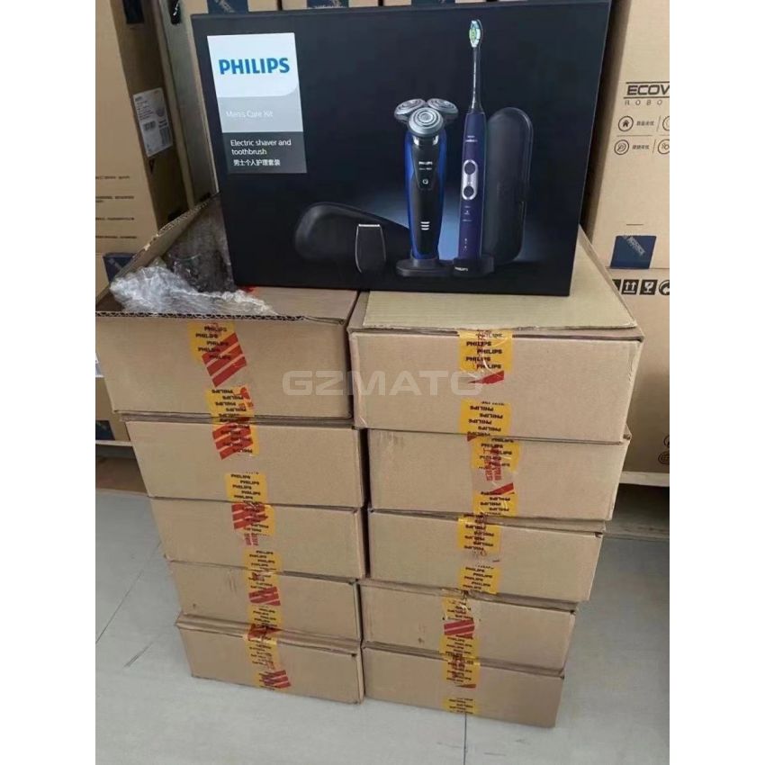 Philips Men's Care Kit Electric Shaver and toobrush Series 9000 S9188/12 Wet&Dry