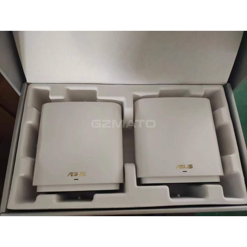 ASUS ZenWiFi AX6600 Tri-Band Mesh WiFi 6 System (XT8 2PK) - Whole Home Coverage up to 5500 sq.ft & 6+ rooms, AiMesh, Included Lifetime Internet Security, Easy Setup, 3 SSID, Parental Control - White