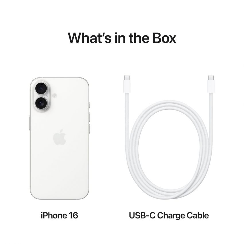 Apple - iPhone 16 128GB Factory Unlocked - White