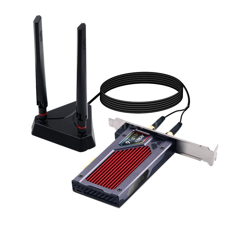 Intel PCIe Dual Band Adapter AX200 Wi-Fi 6 Bluetooth 5.1 Network WiFi Card 802.11ax/ac 2.4G 5G RGB Desktop PC