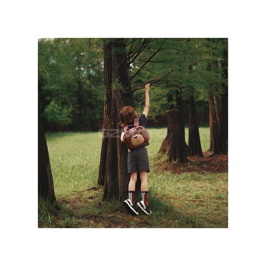 Zoyzoii®B18-B Forest Series Backpack(Cute Big Brown Bear)