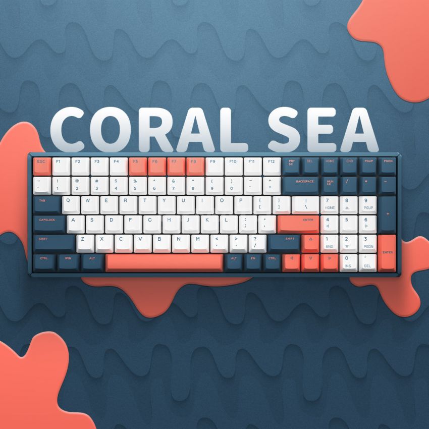 IQUNIX F96 Coral Sea Wireless Mechanical Keyboard