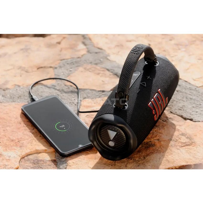 JBL - Charge 6 Portable Wireless Speaker - Black