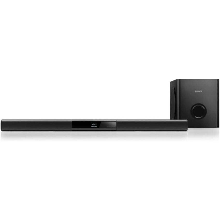 Philips HTL3110B/93 2.1 Bluetooth, Auxiliary, USB, HDMI Soundbar Speaker - Black