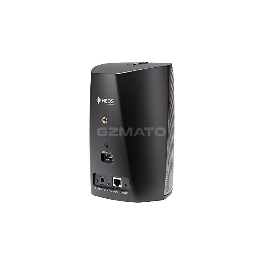 Denon HEOS 1 HS2 New Hi-Res Audio, Compact, Portable Wireless Bluetooth Speaker with Amazing Sound (Updated Version), Black, 5.08 x 7.44 x 5.04