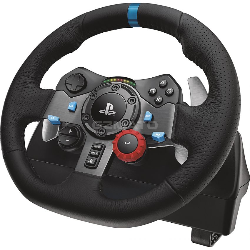 Logitech - G29 Driving Force Racing Wheel and Floor Pedals and G Driving Force Shifter for PS5, PS4, PC, Mac - Black