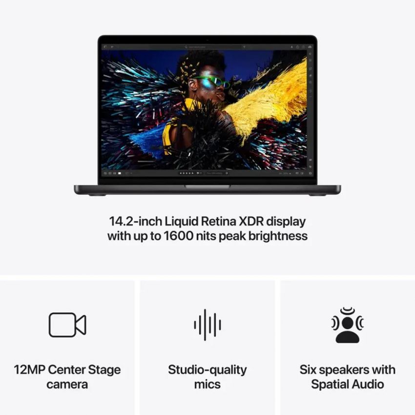 MacBook Pro 14-inch - Apple M4 Max chip - 1TB SSD - 14-Core CPU - 32-Core GPU - 36GB Memory (B.S Source)
