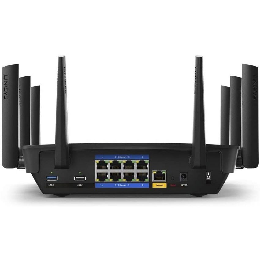 Linksys EA9500 Tri-Band Wi-Fi Router for Home (Max-Stream AC5400 MU-Mimo Fast Wireless Router), Black