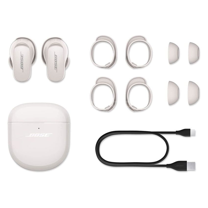 New Bose QuietComfort Earbuds II, Wireless, Bluetooth, World’s Best Noise Cancelling in-Ear Headphones with Personalized Noise Cancellation & Sound, Soapstone