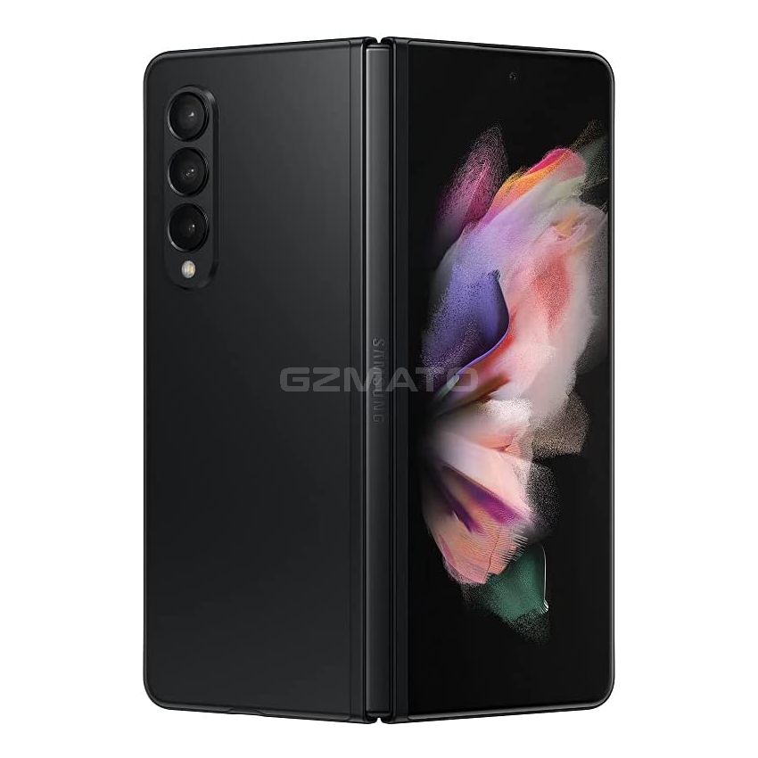 Samsung Electronics Galaxy Z Fold3 5G Factory Unlocked Android Cell Phone Dual Sim Slot Smartphone Tablet 2-in-1 Foldable Dual Screen Under Display Camera