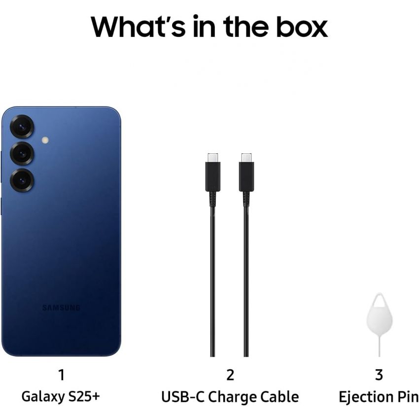 SAMSUNG Galaxy S25+ 12GB 512GB (Factory Unlocked) - Navy