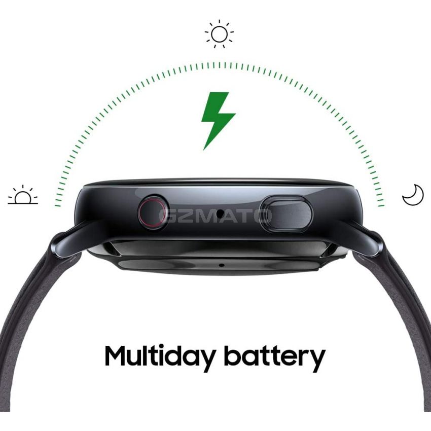 SAMSUNG Galaxy Watch Active 2 (40mm, GPS, Bluetooth) Smart Watch with Advanced Health Monitoring, Fitness Tracking, and Long lasting Battery, Silver (HK Version)