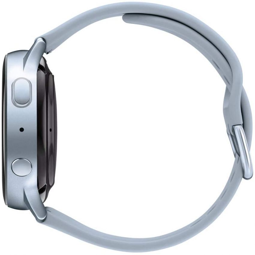 SAMSUNG Galaxy Watch Active 2 (40mm, GPS, Bluetooth) Smart Watch with Advanced Health Monitoring, Fitness Tracking, and Long lasting Battery, Silver (HK Version)