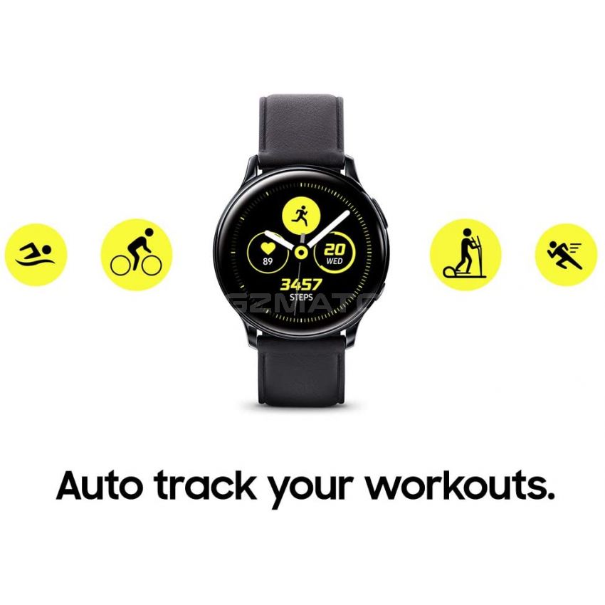 SAMSUNG Galaxy Watch Active 2 (40mm, GPS, Bluetooth) Smart Watch with Advanced Health Monitoring, Fitness Tracking, and Long lasting Battery, Silver (HK Version)