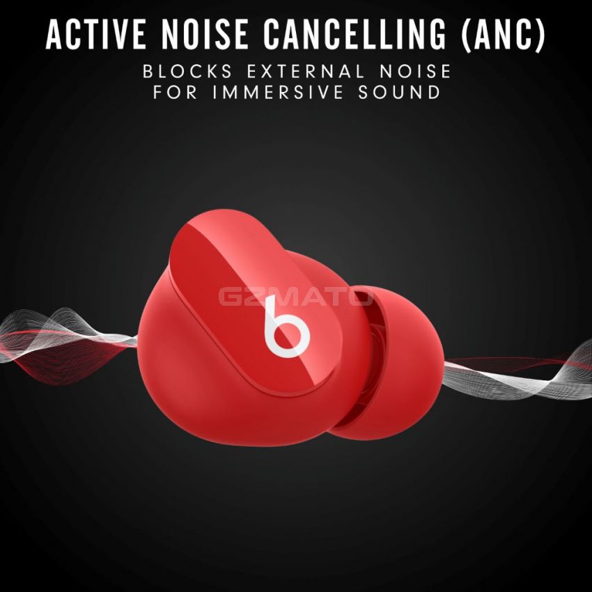 Beats Studio Buds – True Wireless Noise Cancelling Bluetooth Earbuds-Red