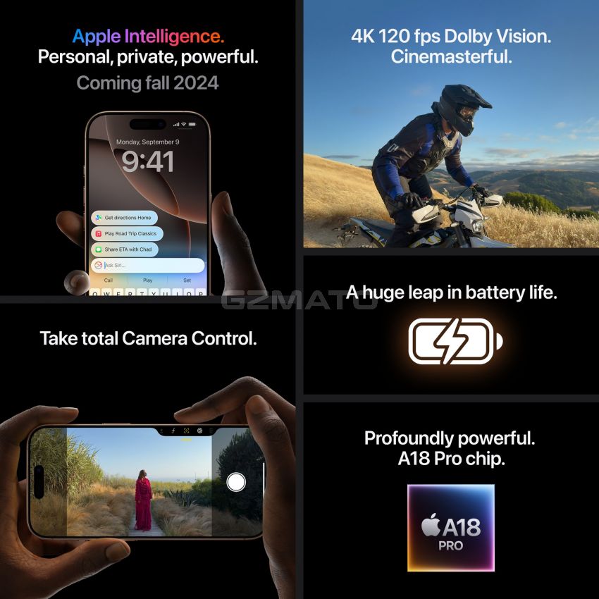Apple - iPhone 16 Pro 512GB Factory Unlocked - Desert Titanium