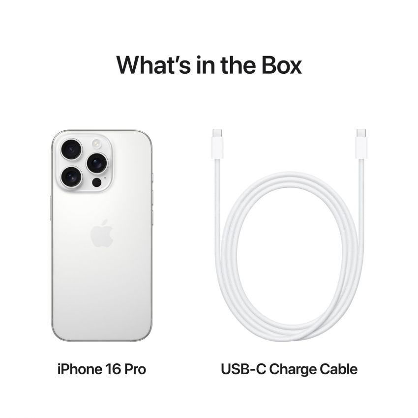 Apple - iPhone 16 Pro 128GB Factory Unlocked - Brightstar Resources - White Titanium