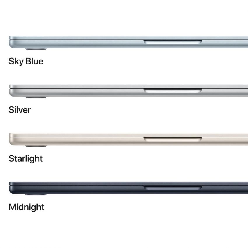 Apple - 13-inch MacBook Air M5 chip 512GB SSD 16GB Memory with 10-Core CPU 8-Core GPU, AI-Ready - Sky Blue