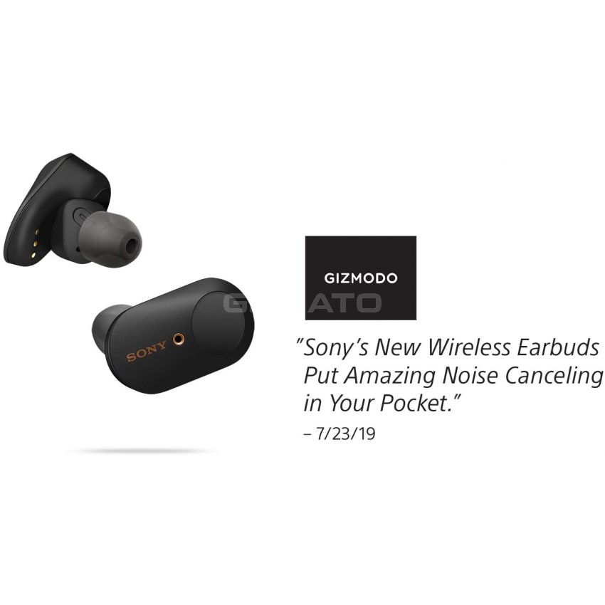 Sony WF-1000XM3 Industry Leading Noise Canceling Truly Wireless Earbuds Headset/Headphones with AlexaVoice Control And Mic For Phone Call, Silver