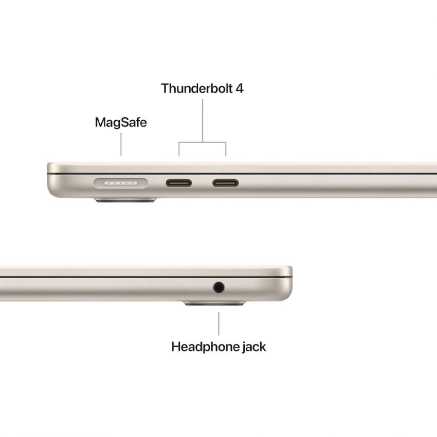Apple - 13-inch MacBook Air M5 chip 1TB SSD 16GB Memory with 10-Core CPU 10-Core GPU, AI-Ready - Starlight