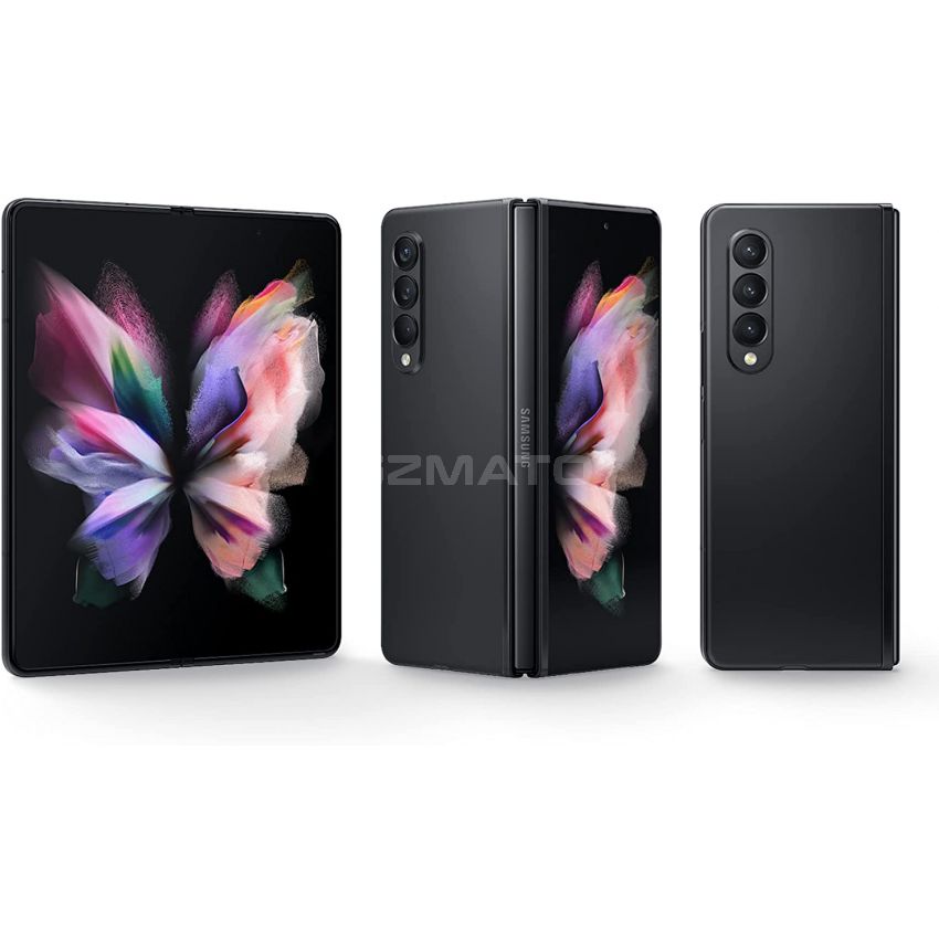Samsung Electronics Galaxy Z Fold3 5G Factory Unlocked Android Cell Phone Dual Sim Slot Smartphone Tablet 2-in-1 Foldable Dual Screen Under Display Camera