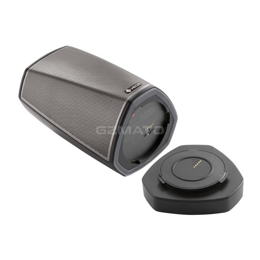 Denon HEOS 1 HS2 New Hi-Res Audio, Compact, Portable Wireless Bluetooth Speaker with Amazing Sound (Updated Version), Black, 5.08 x 7.44 x 5.04