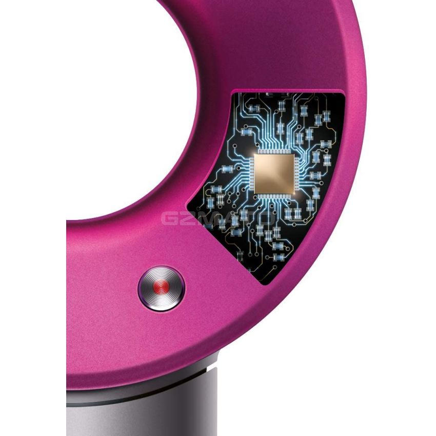 Dyson Supersonic Hair Dryer HD01, 2.7 Meter Power Cable, UK Power Adapter Iron/Fuchsia, 1600W 220-240V 50/60Hz