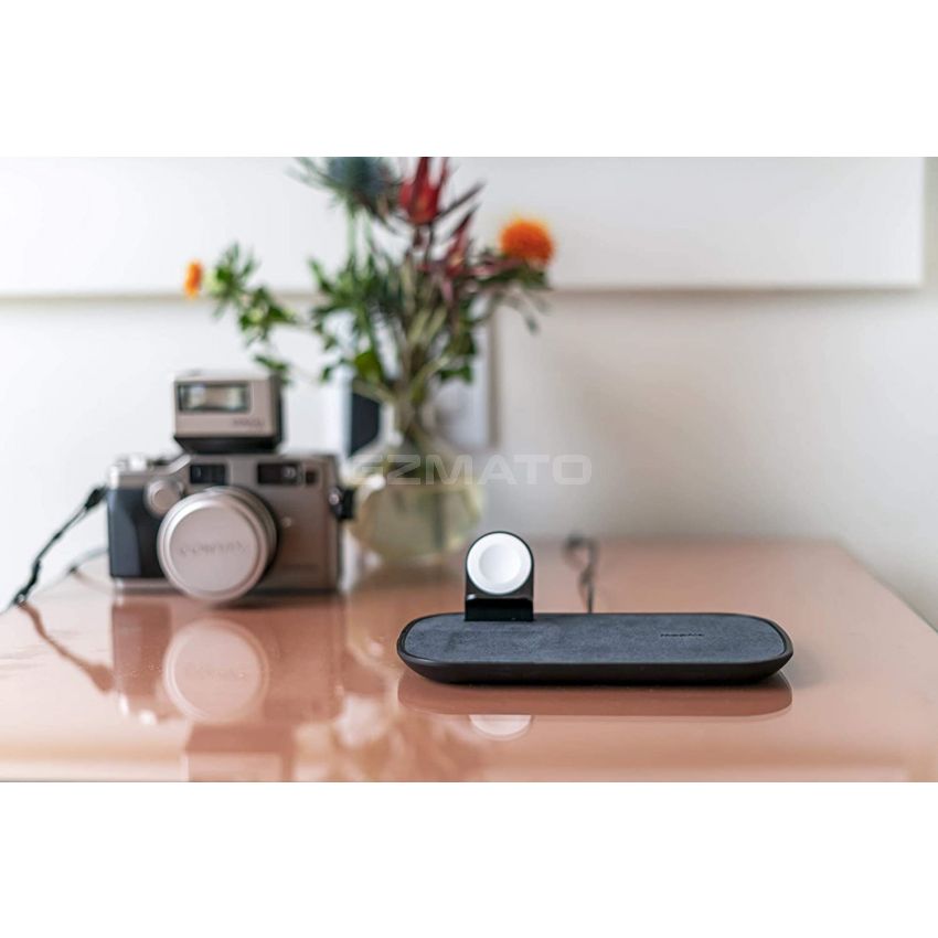 mophie 3 in 1 Wireless Charge Pad - Qi Wireless 7.5W Charging Pad for Apple iPhone, Airpods, and Apple Watch - Black