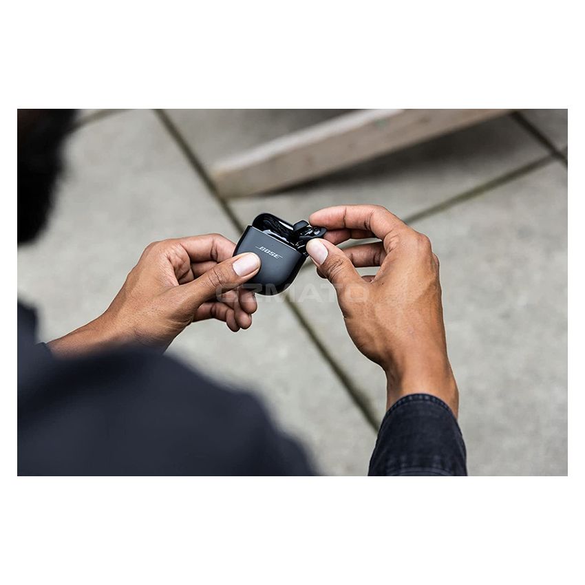 Bose QuietComfort Earbuds II, Wireless, Bluetooth, World’s Best Noise Cancelling In-Ear Headphones with Personalized Noise Cancellation & Sound, Triple Black