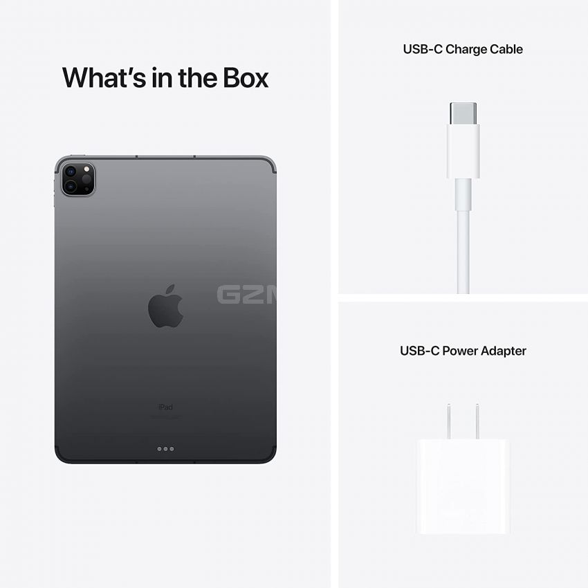 NEW 2021 Apple 11-inch iPad Pro Wi-Fi + Cellular 5G M1 Chip Stunning Liquid Retina display with ProMotion-Space Gray-128GB-Wi-Fi + Cellular
