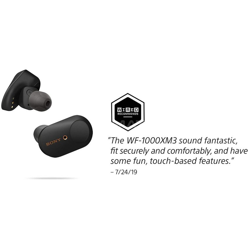 Sony WF-1000XM3 Industry Leading Noise Canceling Truly Wireless Earbuds Headset/Headphones with AlexaVoice Control And Mic For Phone Call, Silver