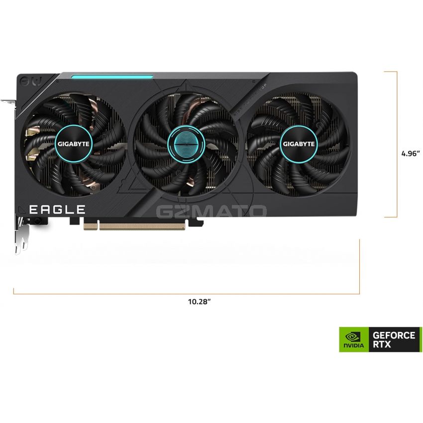 GIGABYTE GeForce RTX 4070 Eagle OC 12G Graphics Card, 3X WINDFORCE Fans, 12GB 192-bit GDDR6X, GV-N4070EAGLE OC-12GD Video Card