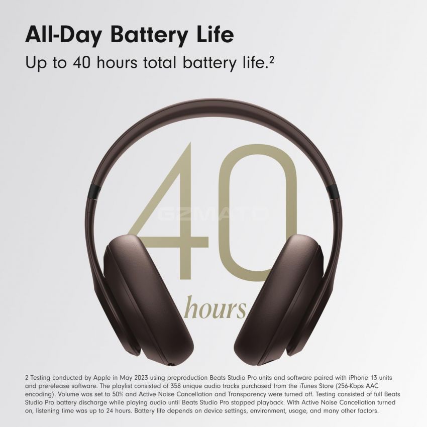 Beats New Studio Pro - Wireless Bluetooth Noise Cancelling Over-the-Ear Headphones - Brown