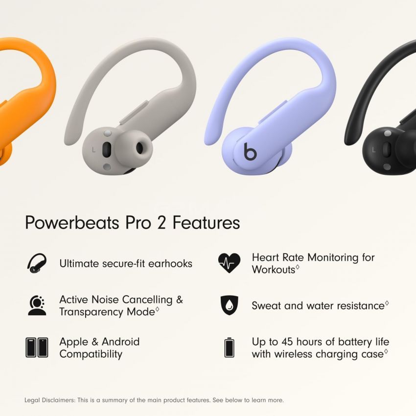 Beats Powerbeats Pro 2 Wireless Bluetooth Earbuds - Hyper Purple