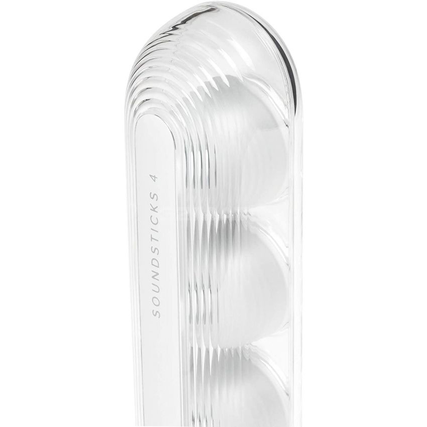Harman Kardon SoundSticks 4-2.1 Bluetooth Speaker System with Deep Bass and Inspiring Industrial Design - White
