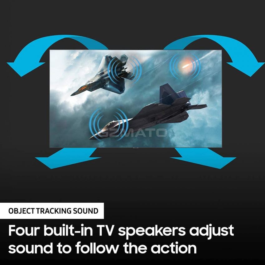 SAMSUNG 65-inch Class QLED Q90T Series - 4K UHD Direct Full Array 16X Quantum HDR 16X Smart TV