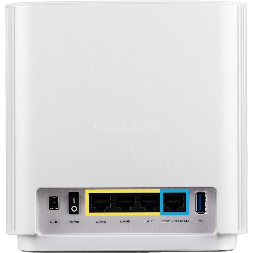 ASUS ZenWiFi AX6600 Tri-Band Mesh WiFi 6 System (XT8 2PK) - Whole Home Coverage up to 5500 sq.ft & 6+ rooms, AiMesh, Included Lifetime Internet Security, Easy Setup, 3 SSID, Parental Control - White